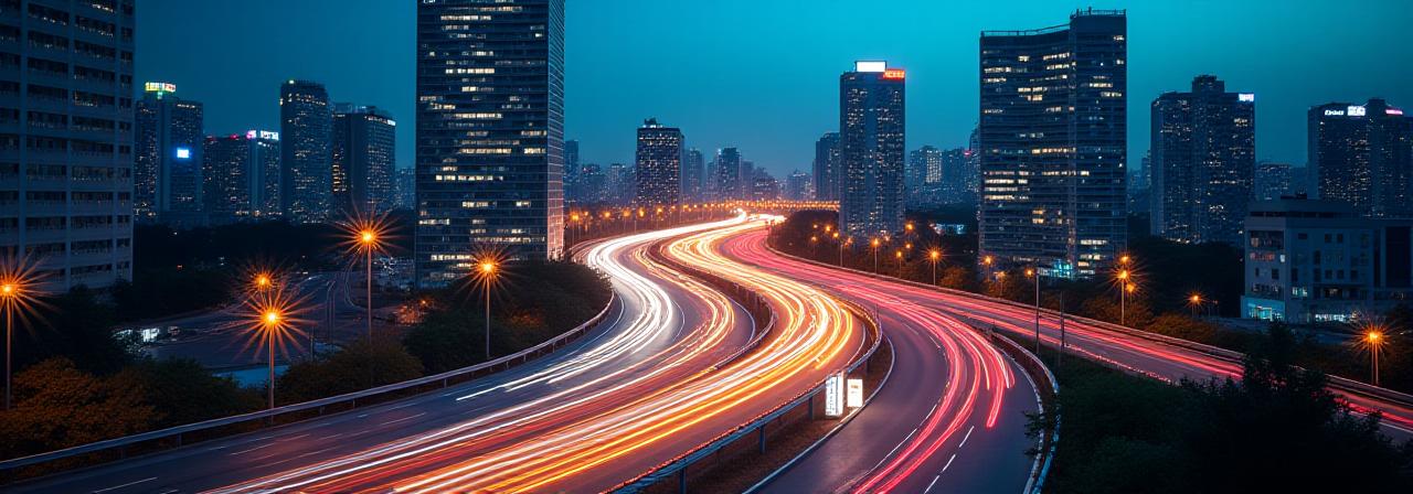 首都高速道路の夜景