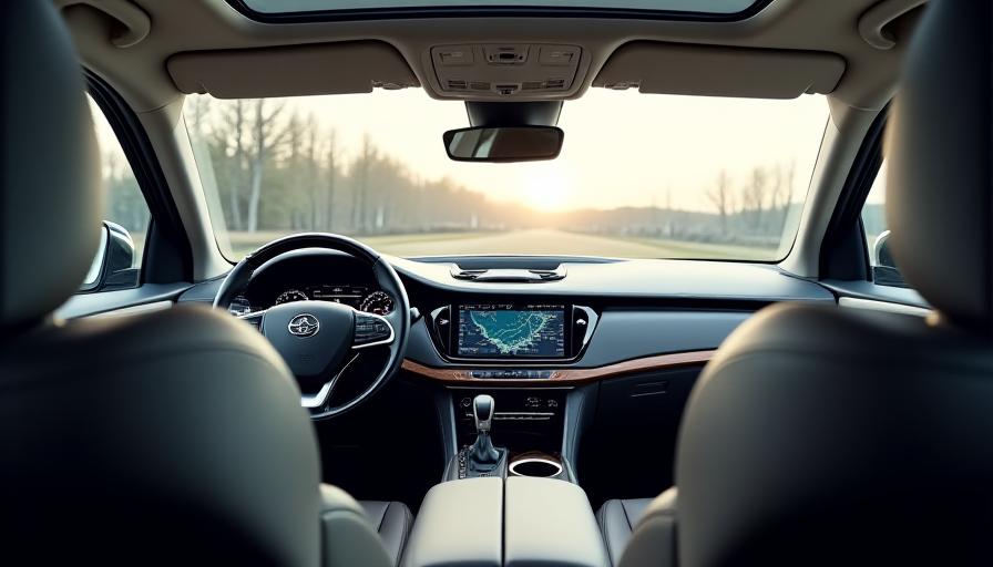 SUVの広々としたインテリアと最新設備